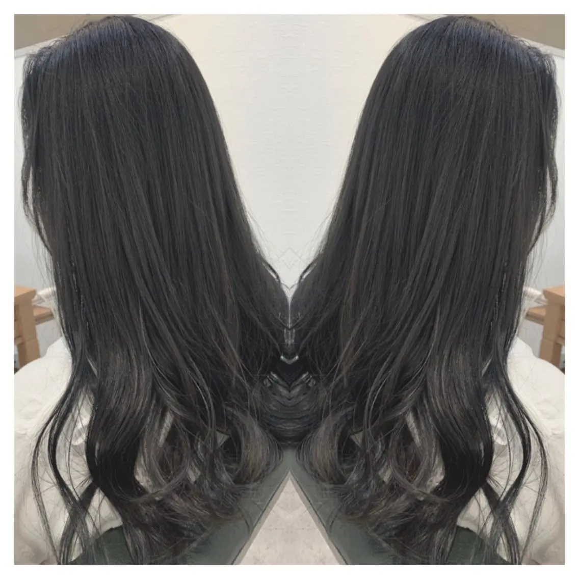 ロング カラー カット ヘアカラー トリートメント 村山 茉衣のヘアスタイル