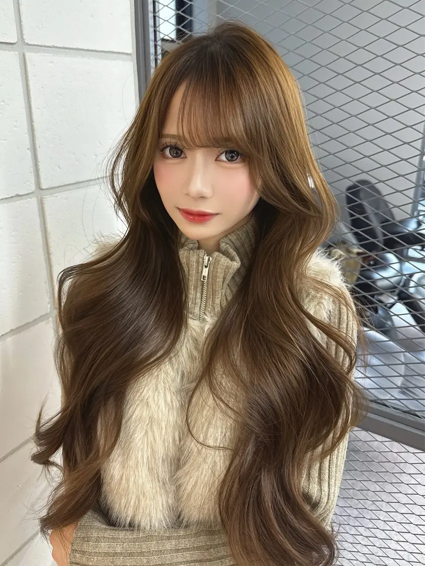 【コスパ最強🌈】透明感カラー🩵+1stepトリートメント(内部ケア)(ナノケアスチーマー付)🫧の写真