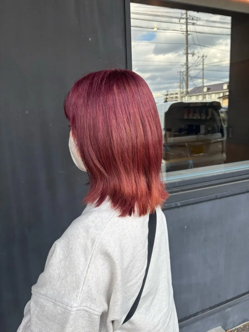 カラー ピンクカラー Takahashi Noa🍊のヘアスタイル
