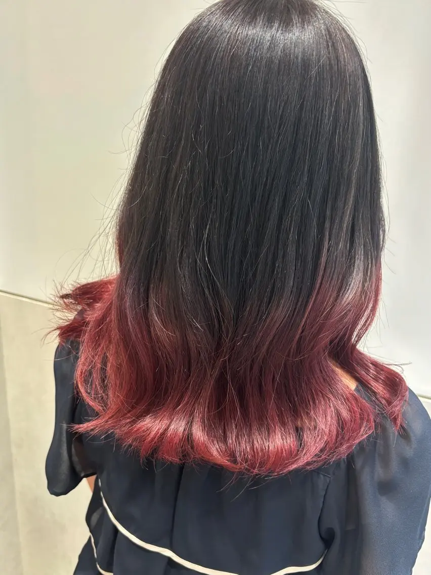 セミロング カット ヘアカラー kazufumi ..のヘアスタイル