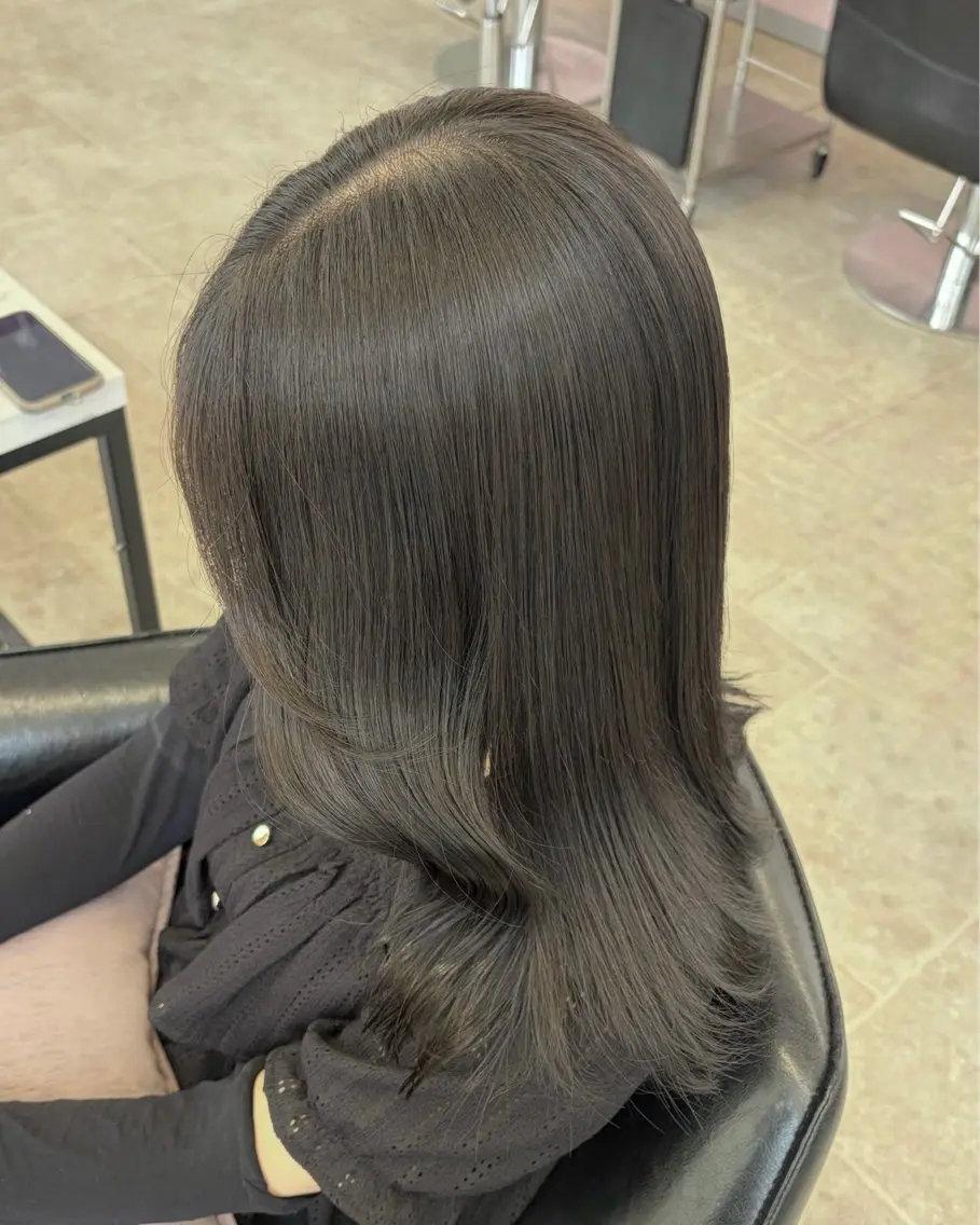 カラー 透明感カラー ヘアカラー yua 【 MATTY 】のヘアスタイル