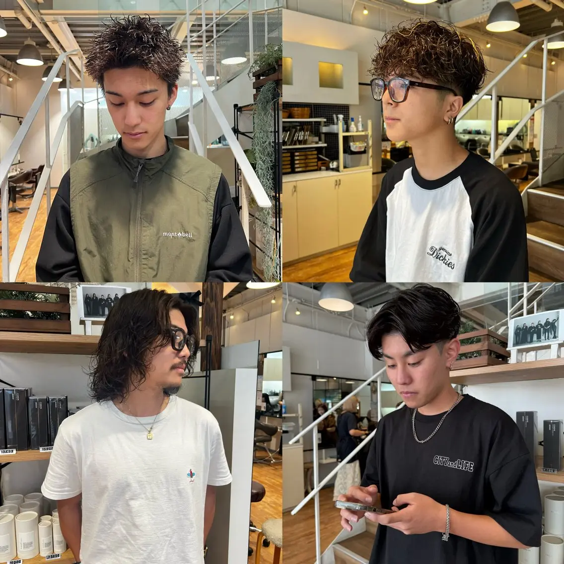 パーマ メンズ 四方田 皐希のヘアスタイル
