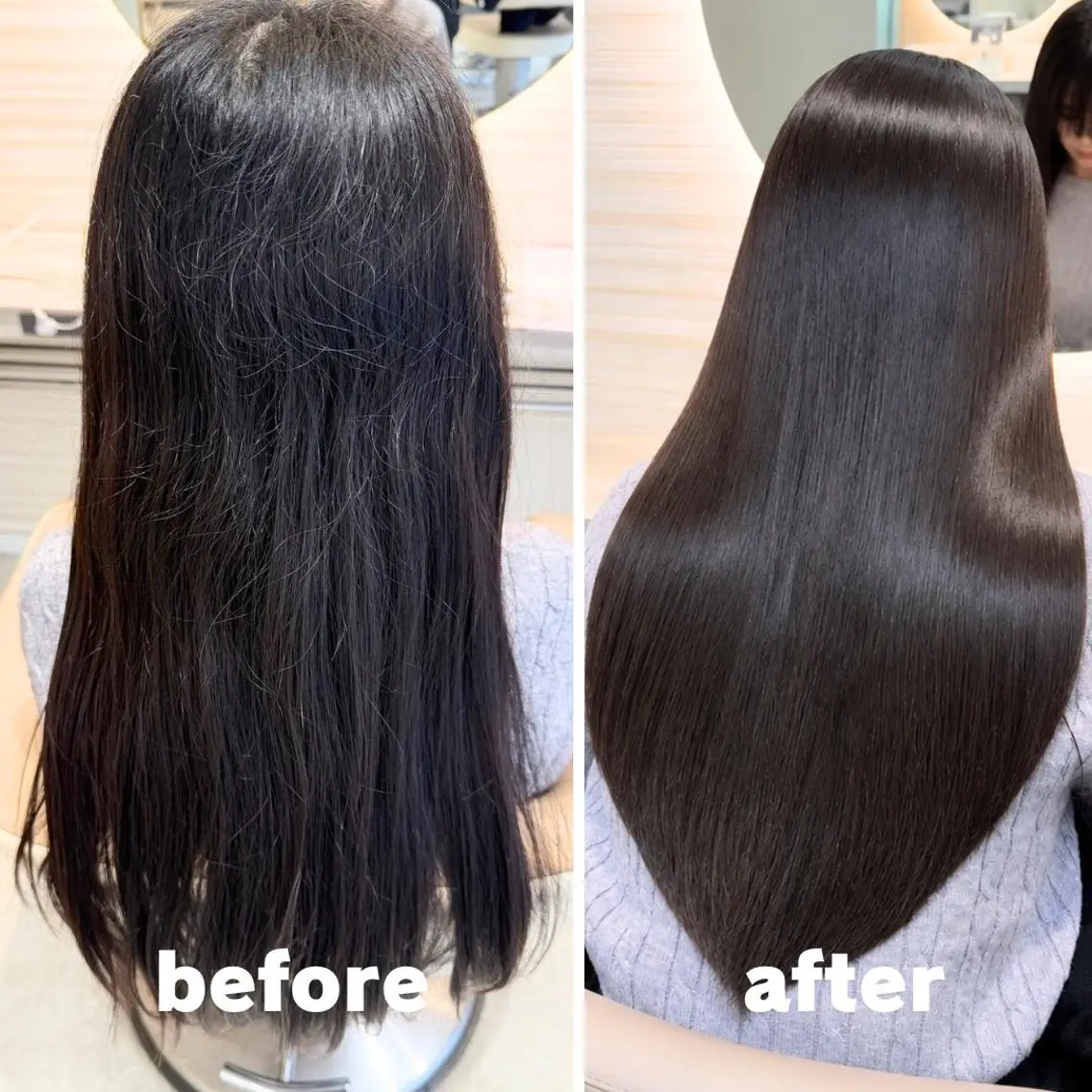 ロング 縮毛矯正 圧倒的美髪ストレート ツダケイタロウのヘアスタイル