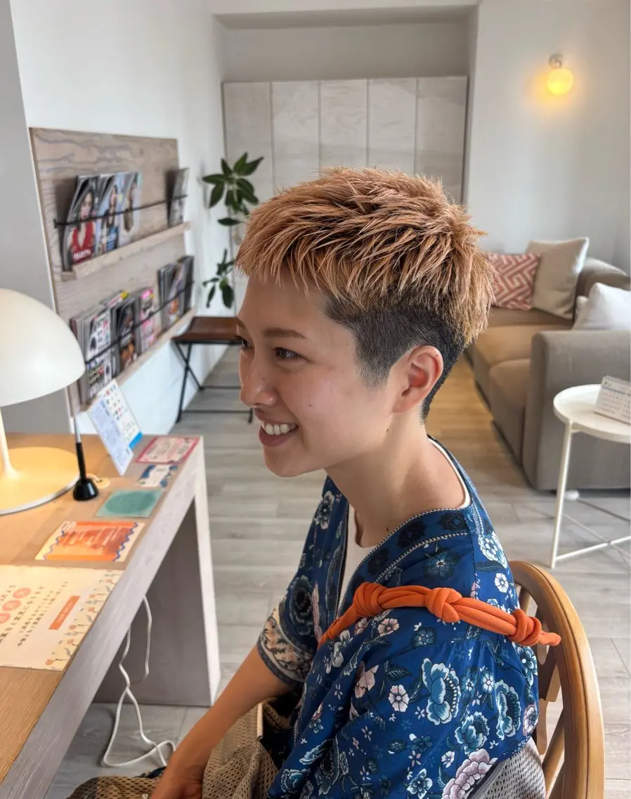ショート すずき わかなのヘアスタイル