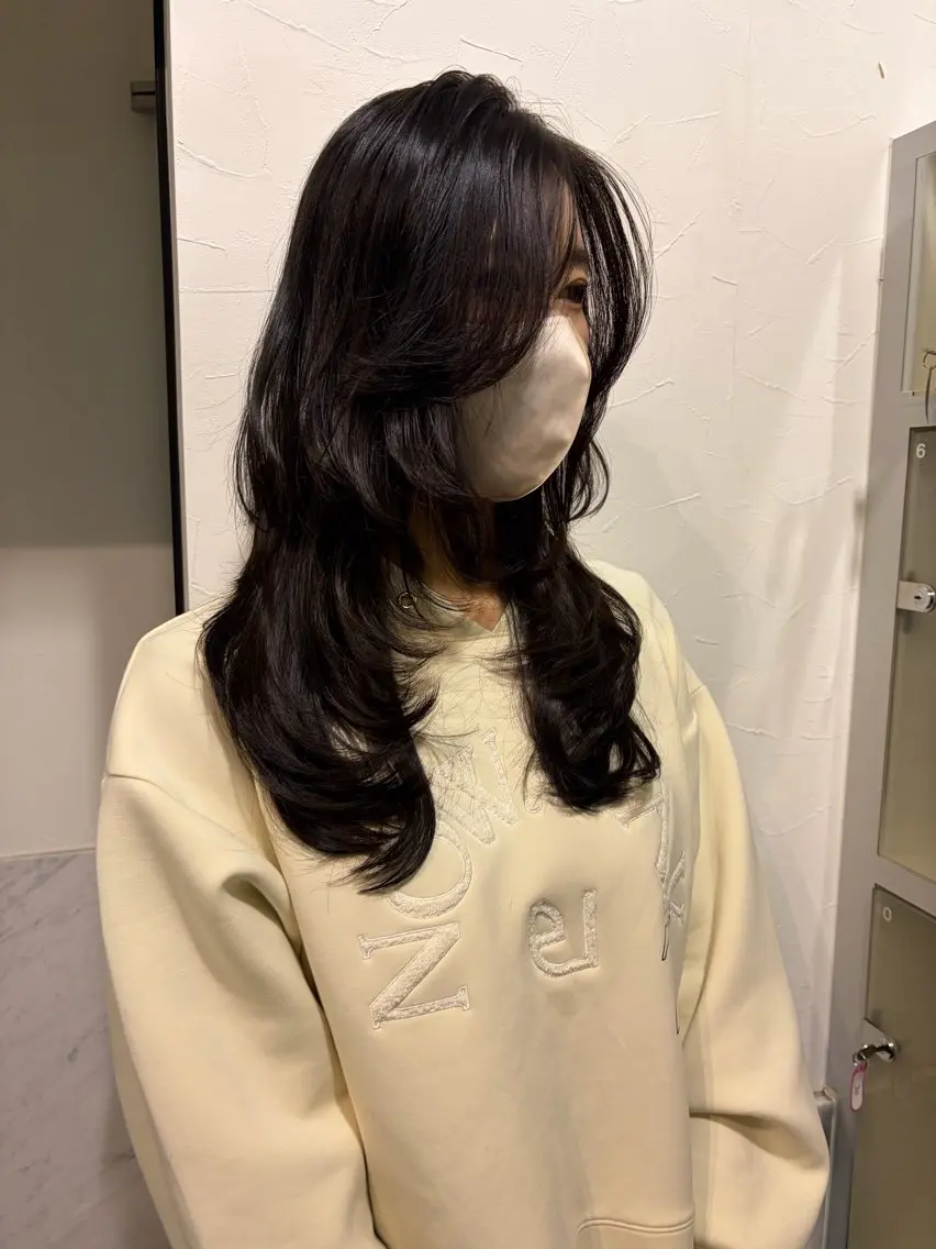 ロング ハイレイヤー レイヤーカット 🫧ヒシダアキ taboo.i🫧のヘアスタイル