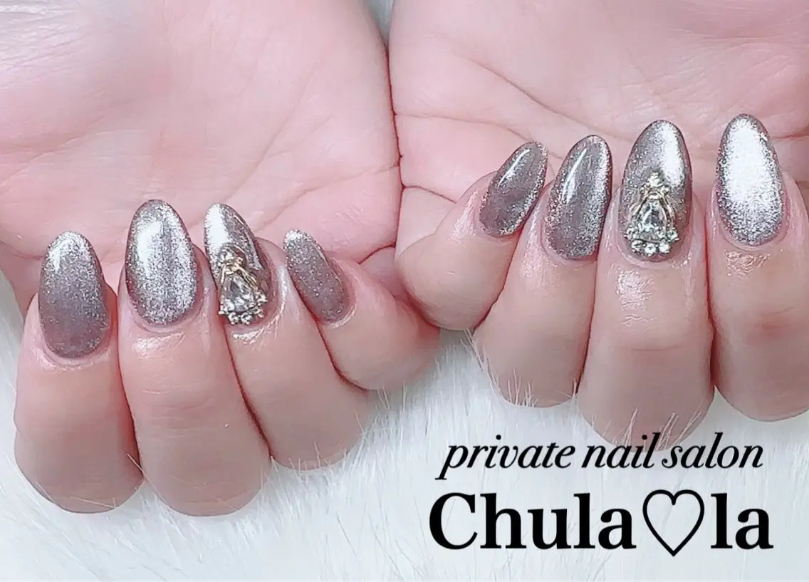 ネイル マグネットネイル ハンドネイル Chula♡la 豊見城市高安のネイルデザイン