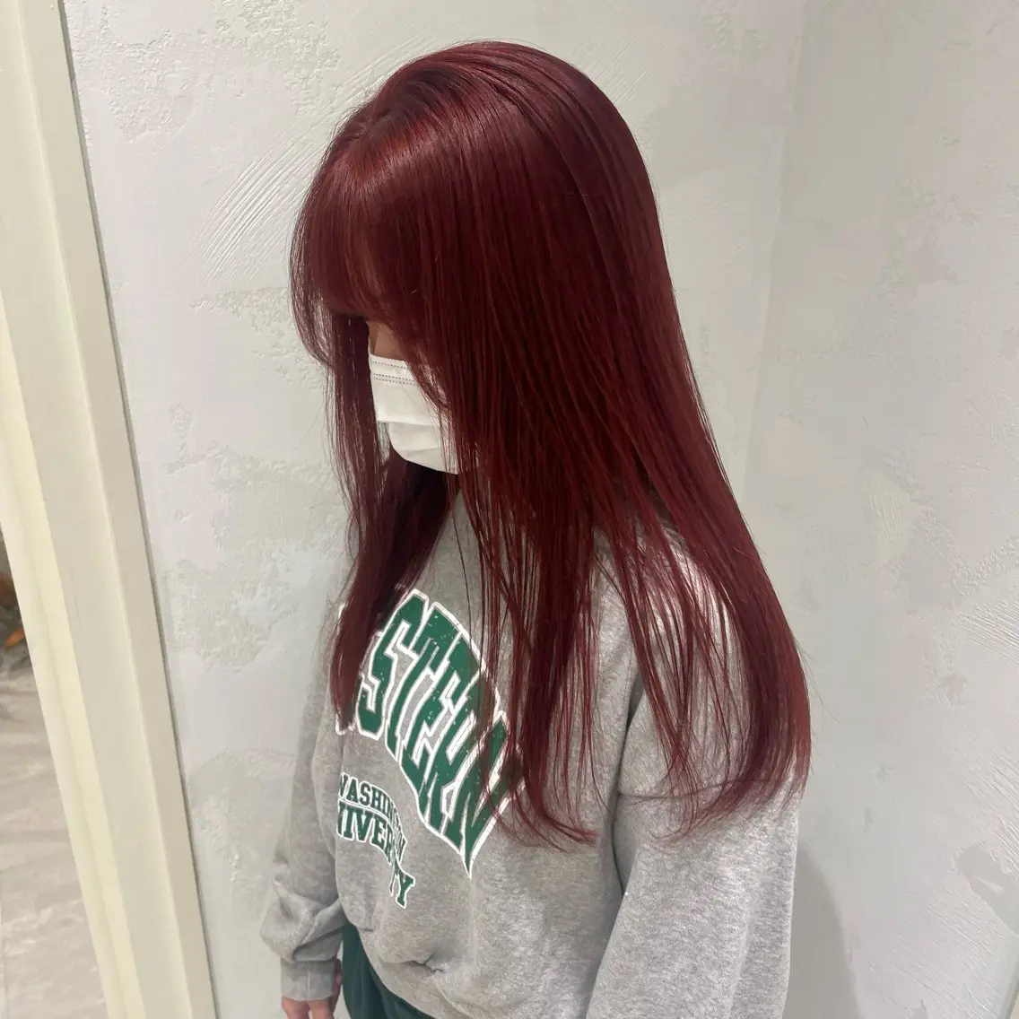 セミロング カラー 桑本 さと子のヘアスタイル