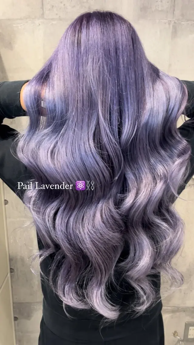 ロング カラー ヘアカラー トリートメント ♡🎀垢抜け透明感 カラーaomi🐇♡のヘアスタイル