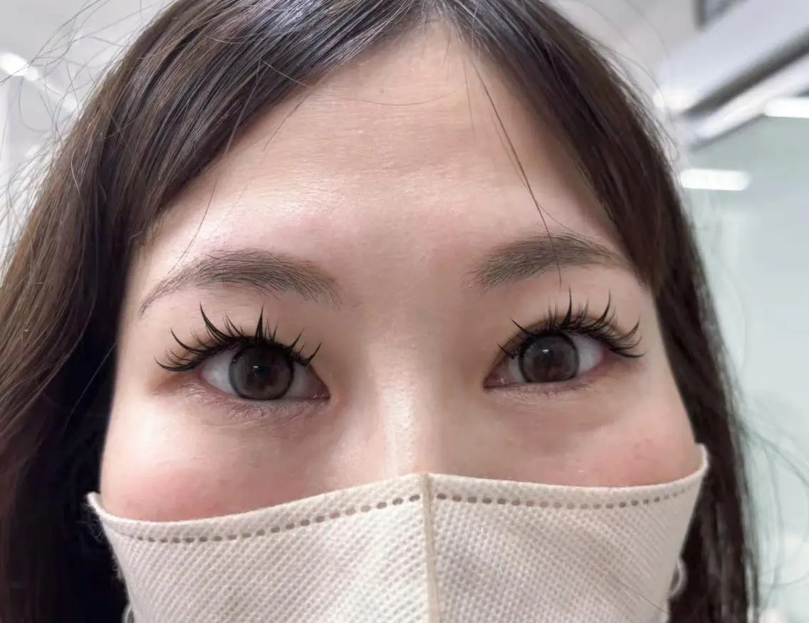 マツエク・マツパ フラットラッシュ パリジェンヌラッシュリフト まつげパーマ 下まつげエクステ 一重×まつ毛パーマ Miyu🤎マツエク 🌻LED日暮里店のマツエク・マツパデザイン