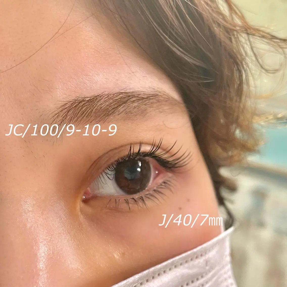 マツエク・マツパ Cカール ナチュラル 下まつげエクステ マツエク 吉祥寺kasumi 🌛eye/browのマツエク・マツパデザイン