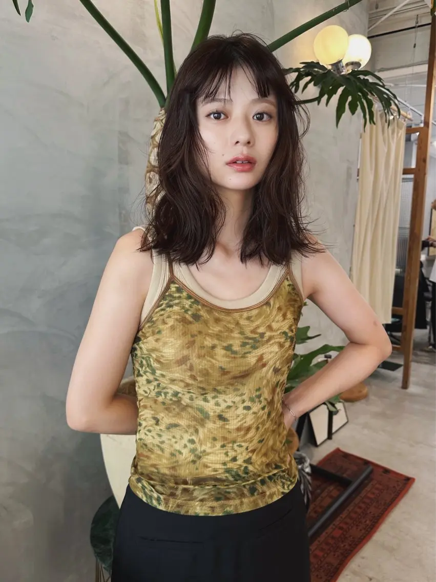 ロング カット ナガミ ショウのヘアスタイル