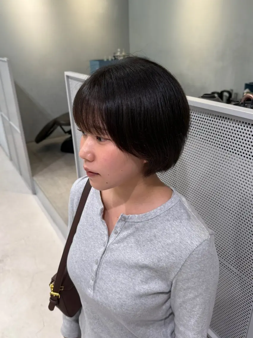ショート 縮毛矯正 辻岡 悠稀のヘアスタイル