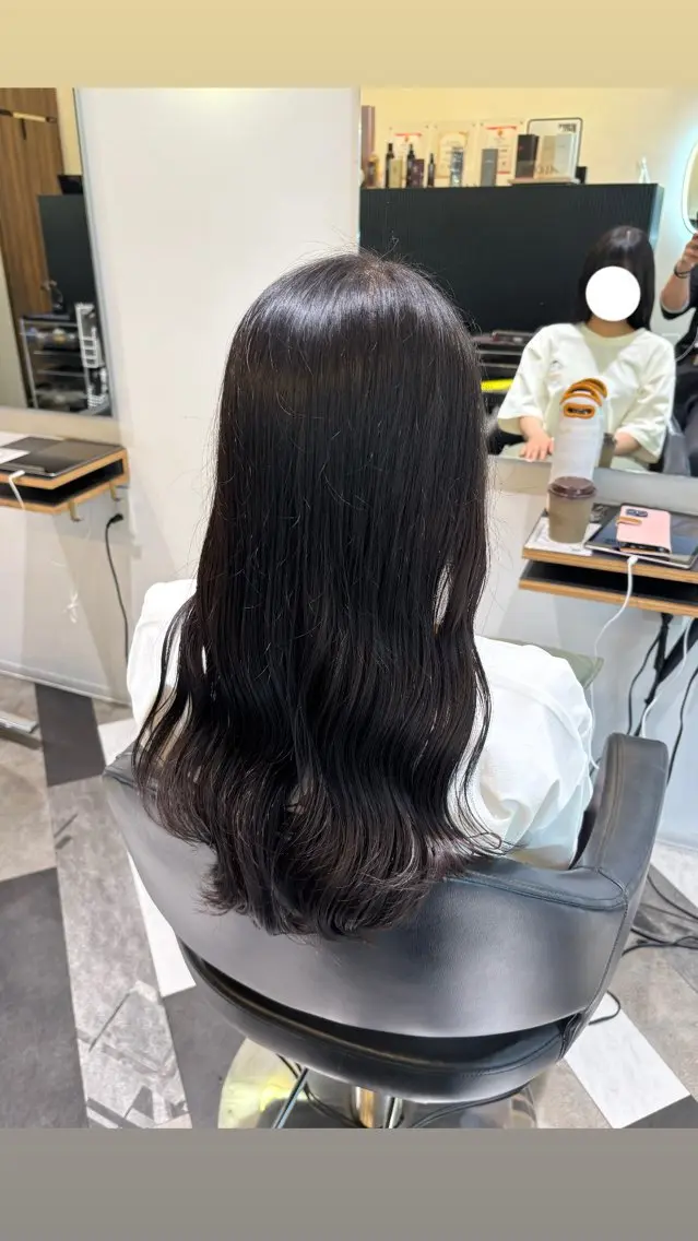 ロング カラー カット ヘアカラー トリートメント 沢井涼人✂︎ 割引有のヘアスタイル