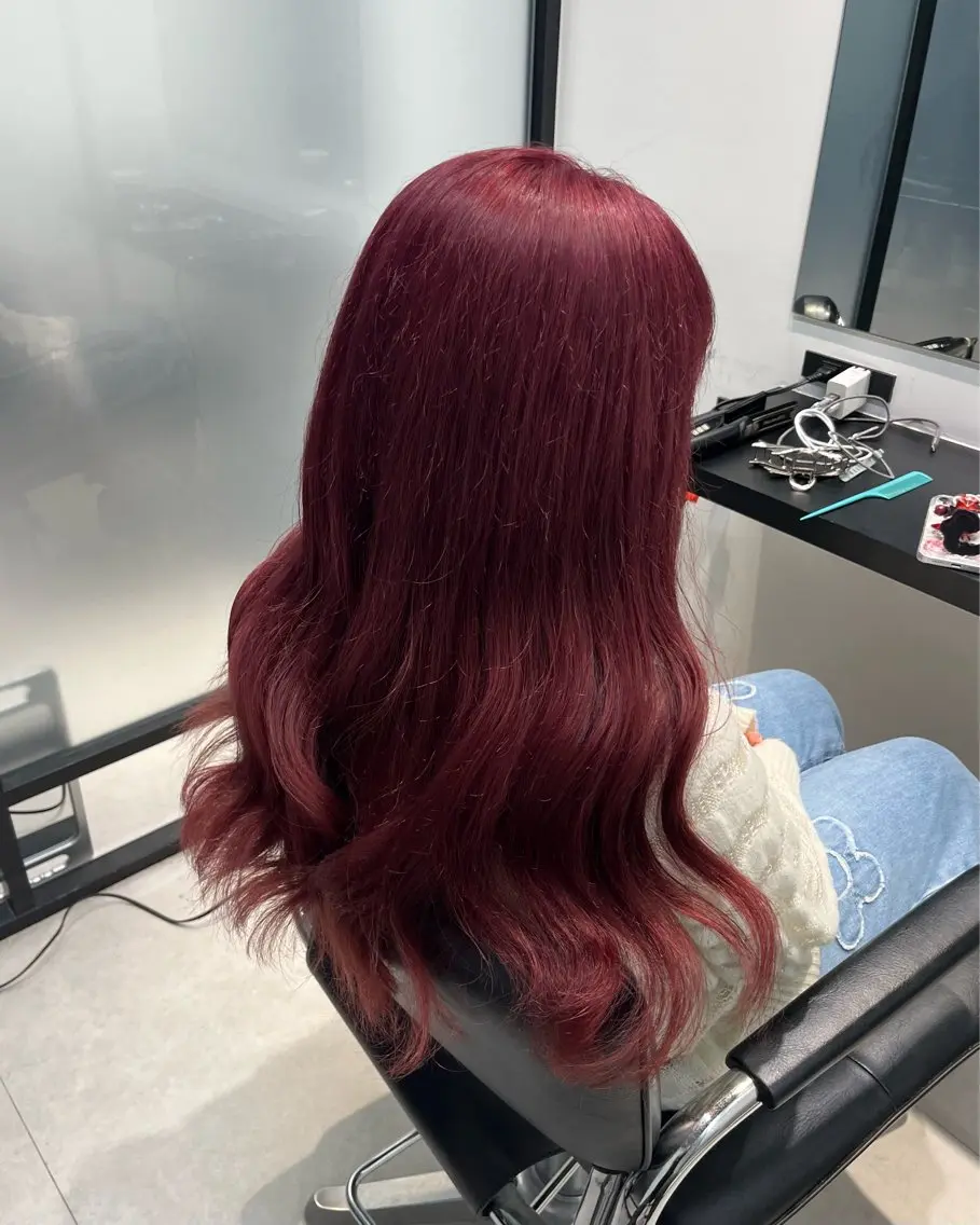セミロング カット ヘアカラー トリートメント 𓍯韓国style/ 髪質改善𓍯中村和希のヘアスタイル