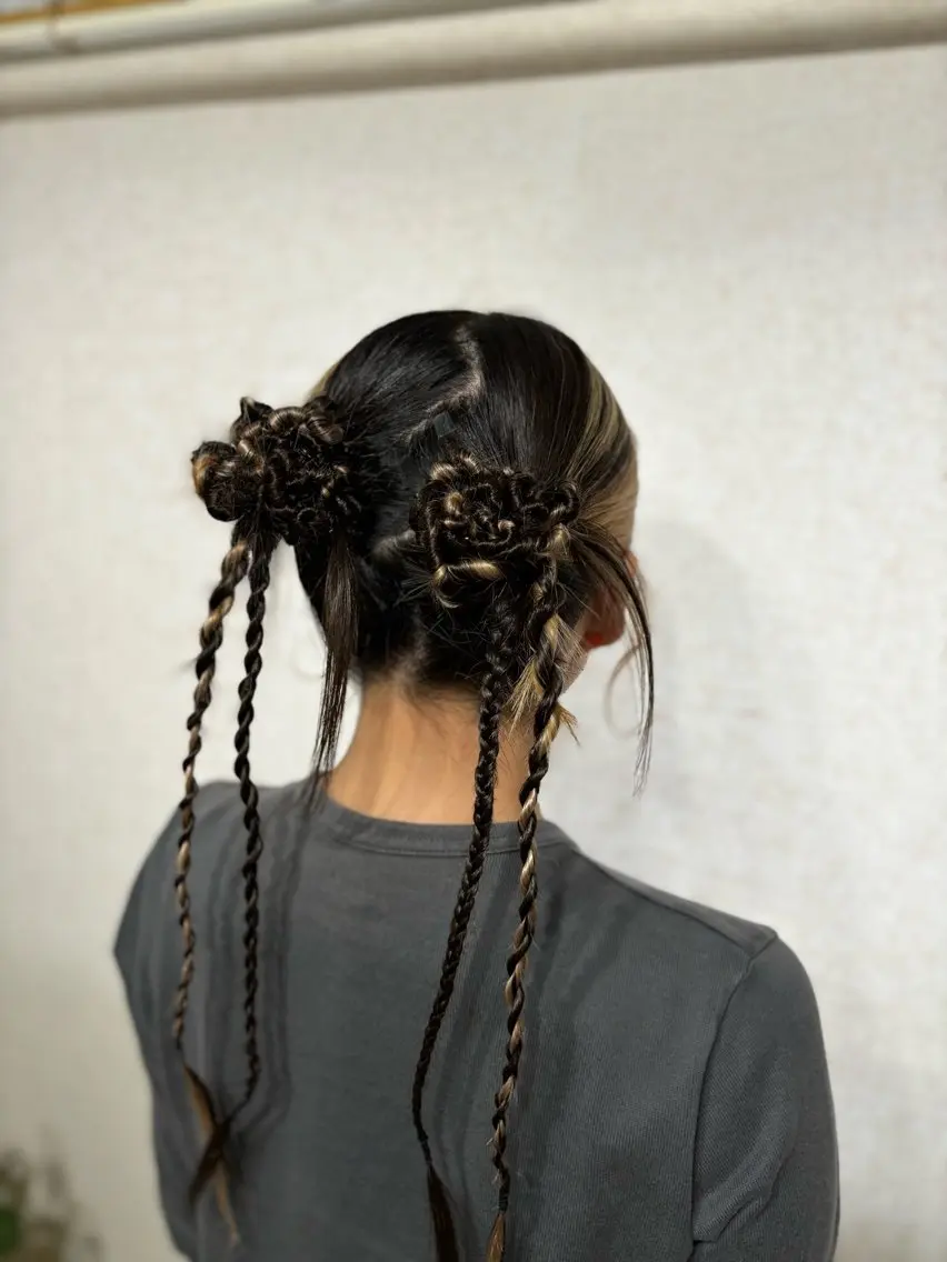 ヘアアレンジ ヘアセット hair salon【クラン】のヘアスタイル
