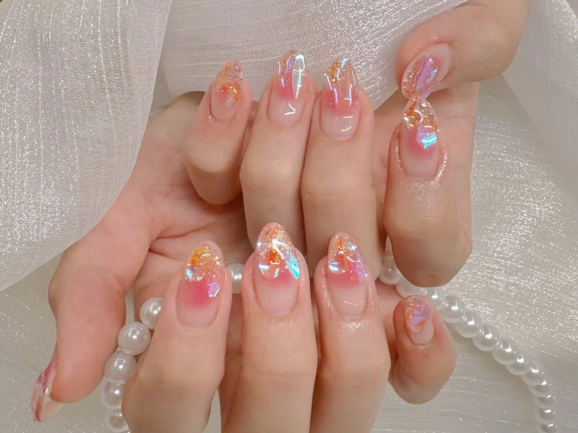 ネイル ハンドネイル OCEAN nail パラジェル　取扱い店のネイルデザイン