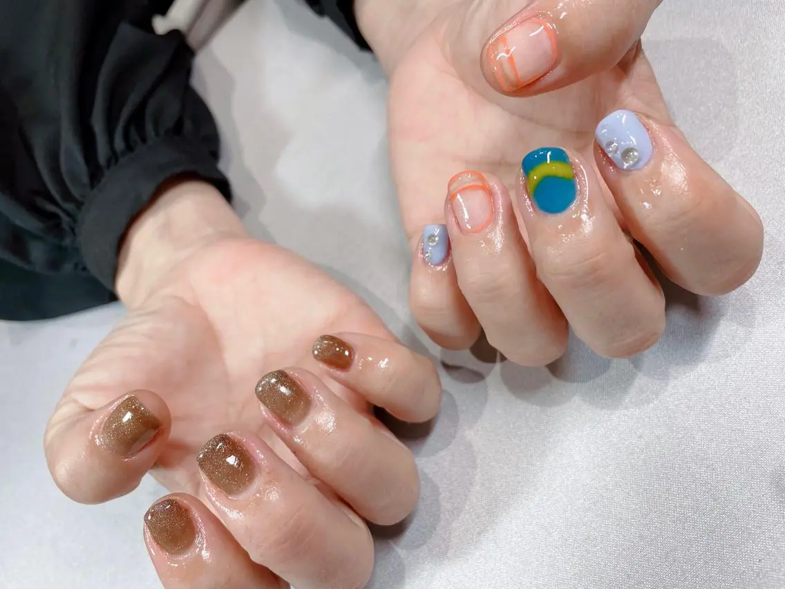 ネイル iiloo aromaworksのネイルデザイン