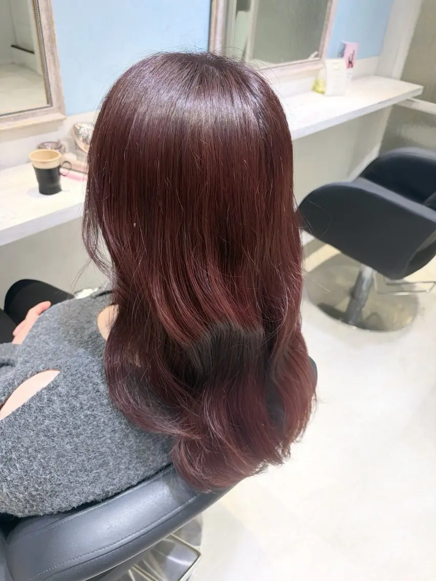 ロング カラー ヘアカラー 透明感カラー🎀 みゆうのヘアスタイル