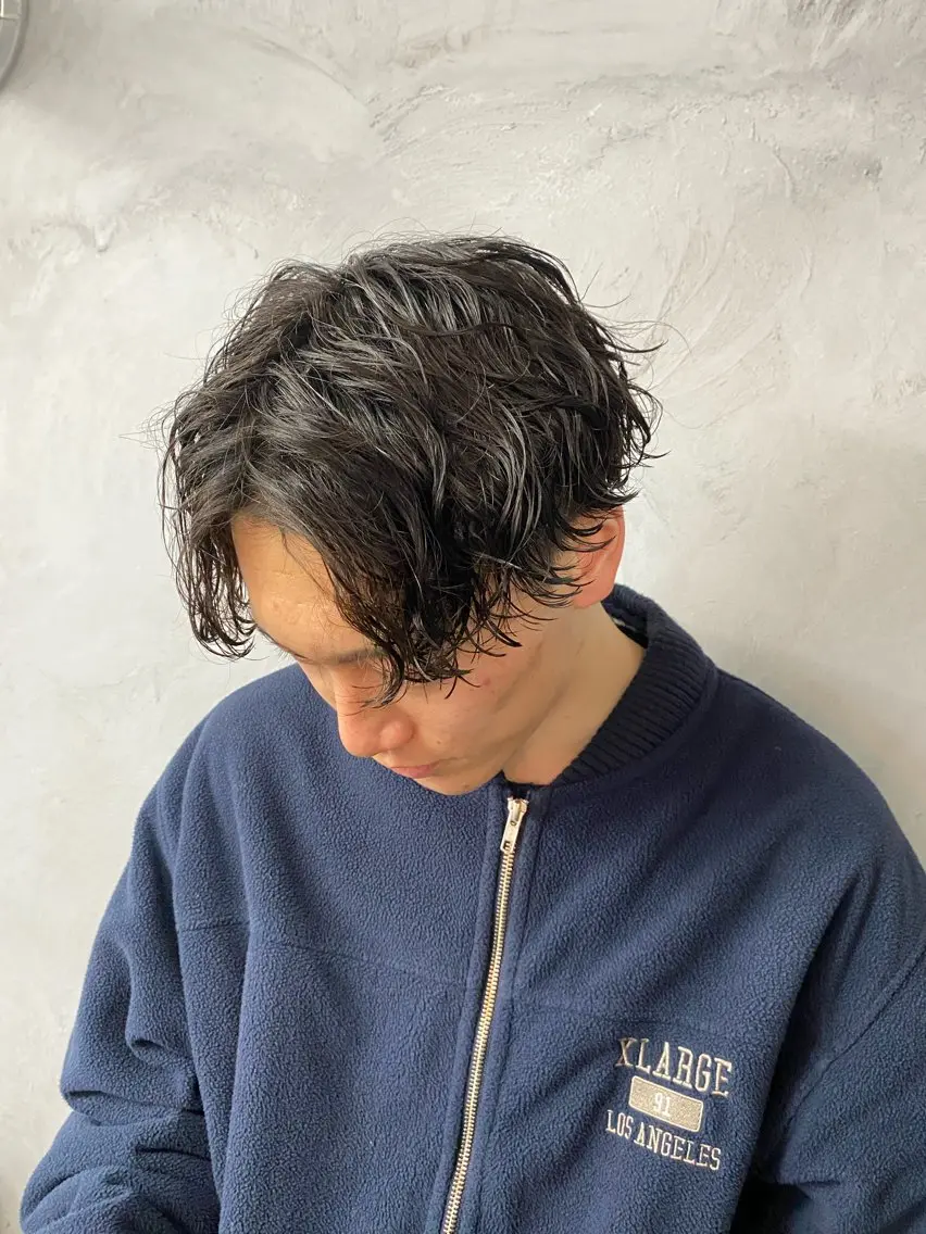 パーマ メンズ メンズサロンLOSS /rintaroのヘアスタイル