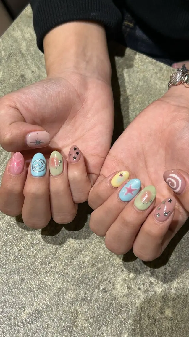 ネイル ハンドネイル 板垣 まいのネイルデザイン