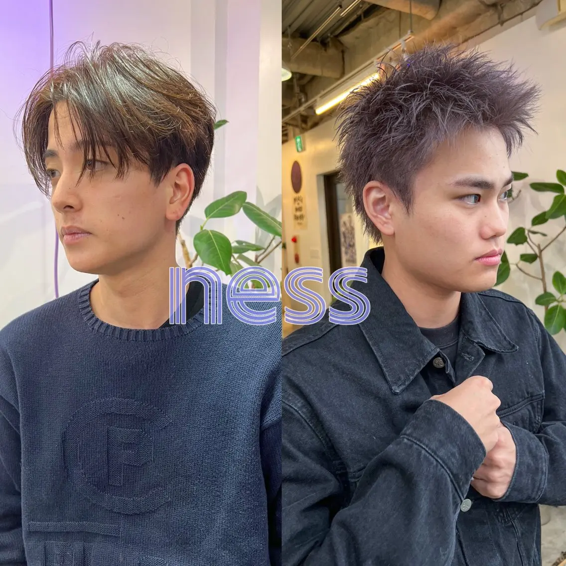 ショート カラー メンズ カット ヘアカラー トリートメント ness🎖️ カミカリスマ受賞のヘアスタイル