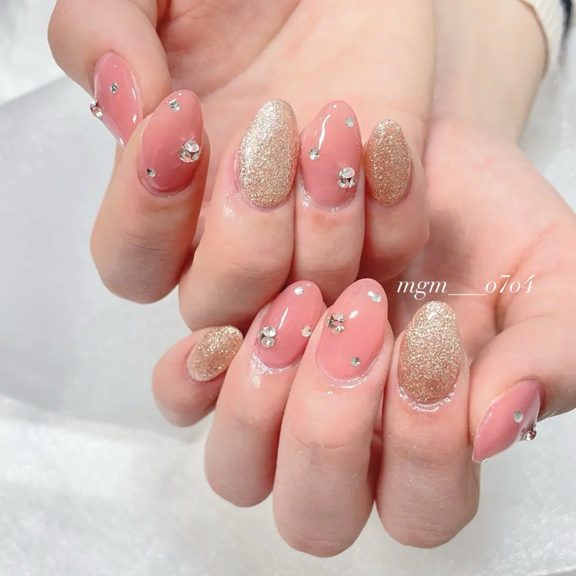 ネイル ハンドネイル ハンドケア MoON...❤︎ MeGuのネイルデザイン