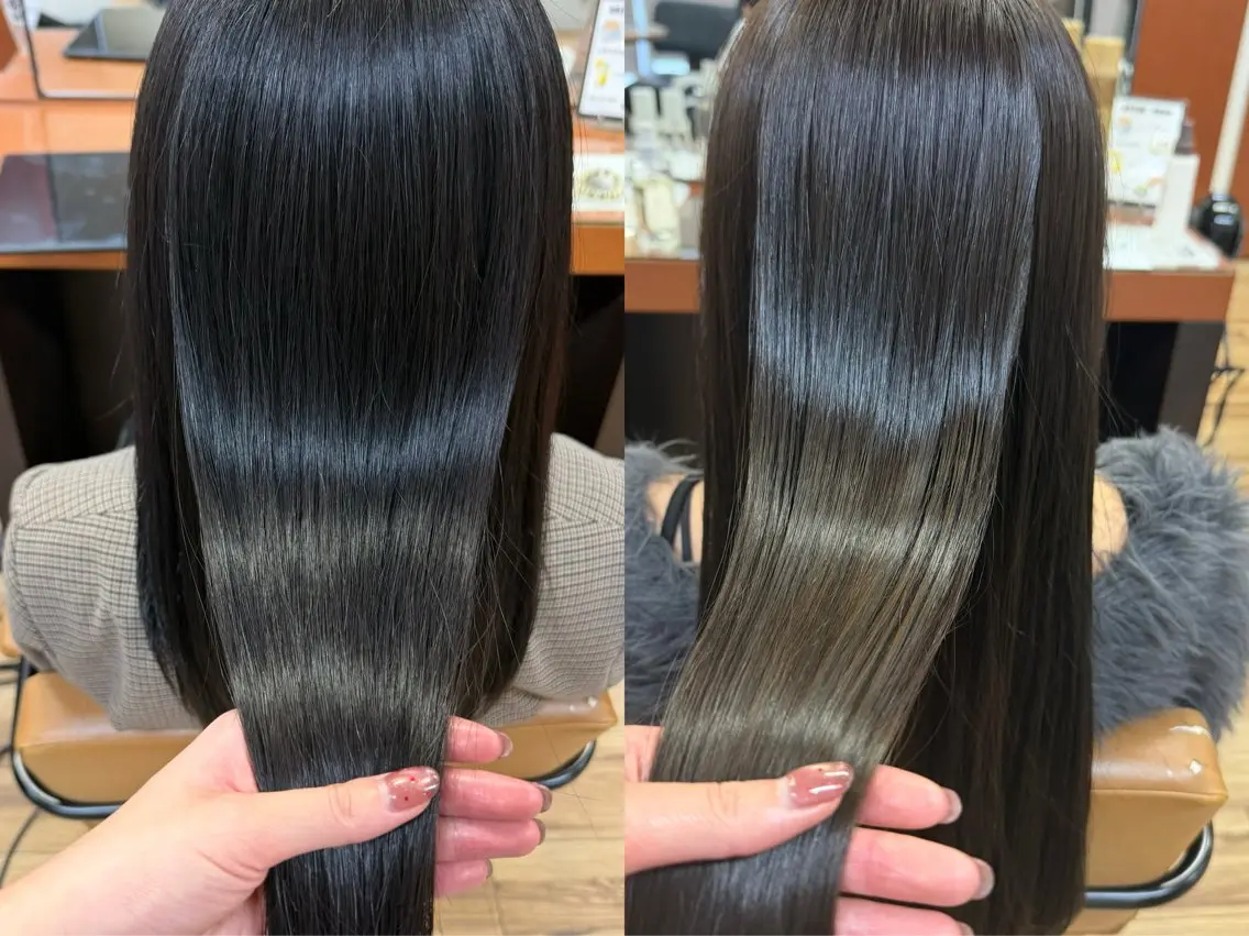 ロング トリートメント 喜屋武 美月のヘアスタイル