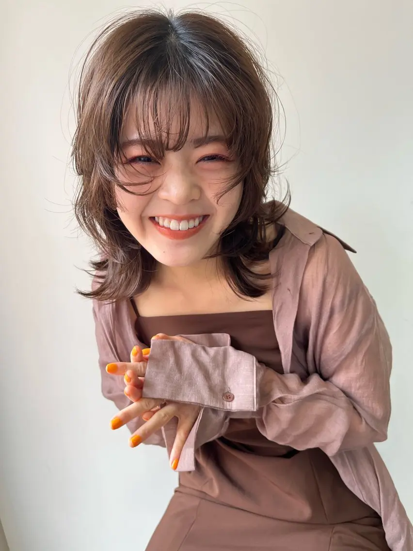 骨格似合わせカット＋透明感カラーの写真
