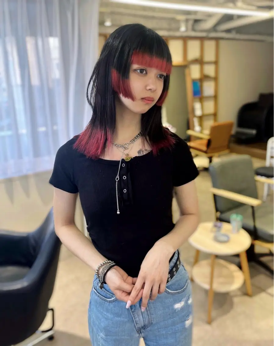 カラー 河原 楓樹のヘアスタイル