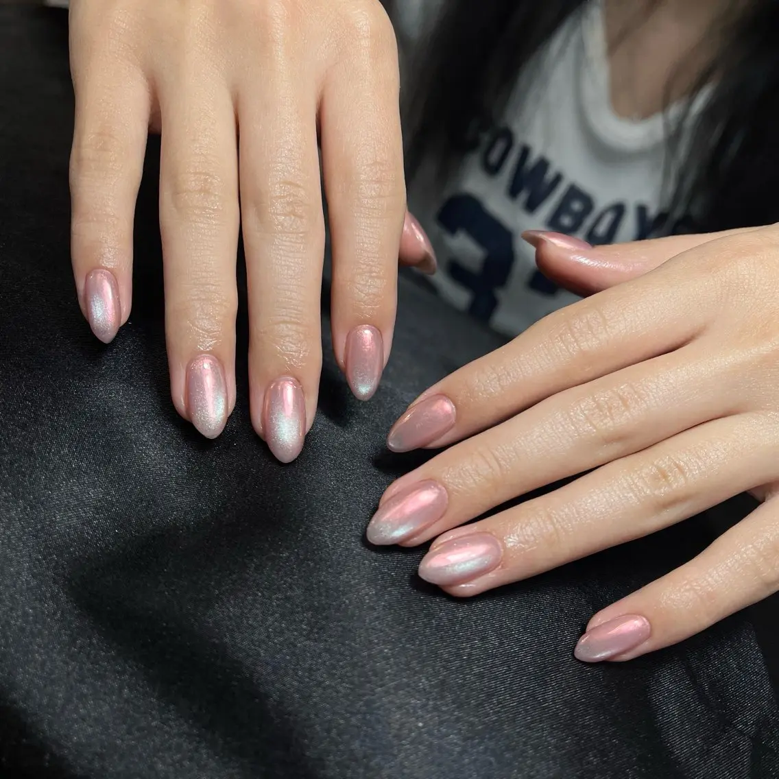 ネイル チークネイル 桜ネイル 長さ出し フットネイル ジェルネイル ハンドネイル Maika's nailのネイルデザイン