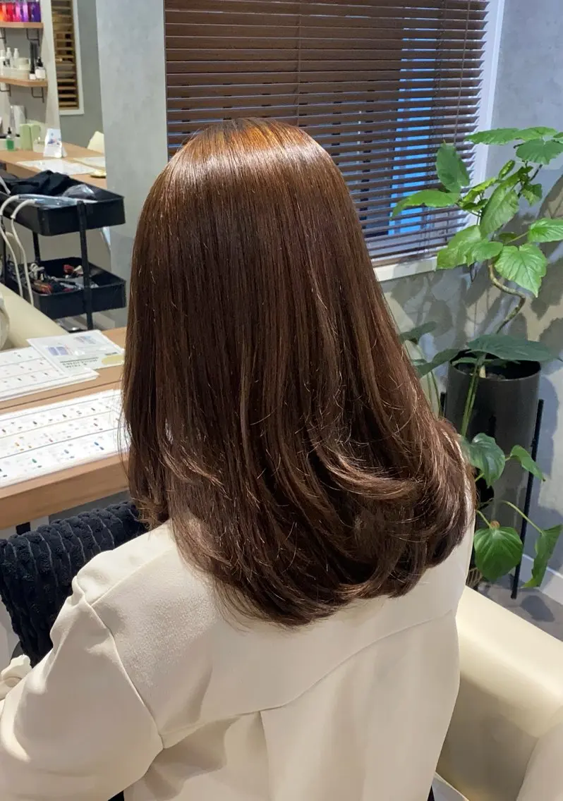 カラー ✨艶髪✨ワンカラー 銀座/Harunaのヘアスタイル