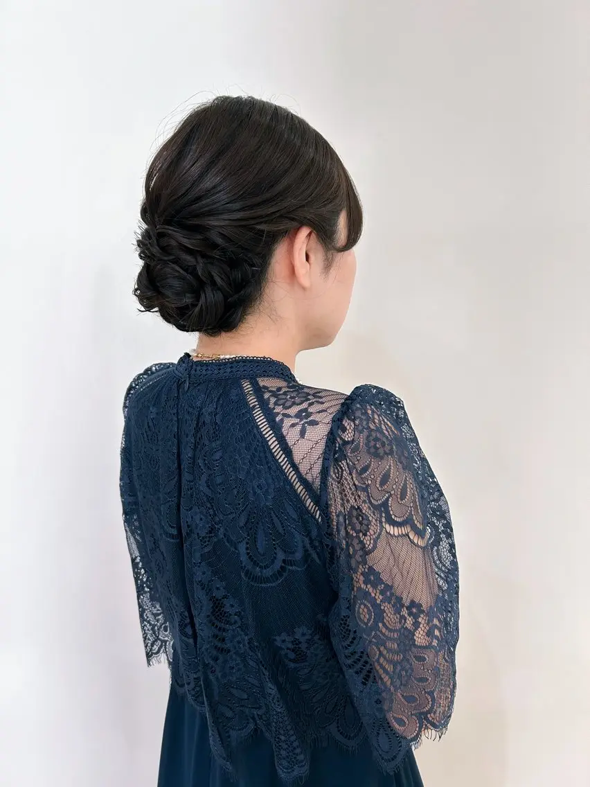 ヘアアレンジ ヘアセット hair set 髪質改善のヘアスタイル