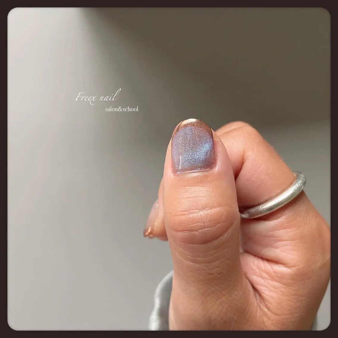 ネイル マグネットネイル ハンドネイル ハンドケア freex nail /ニュアンス/個性派のネイルデザイン