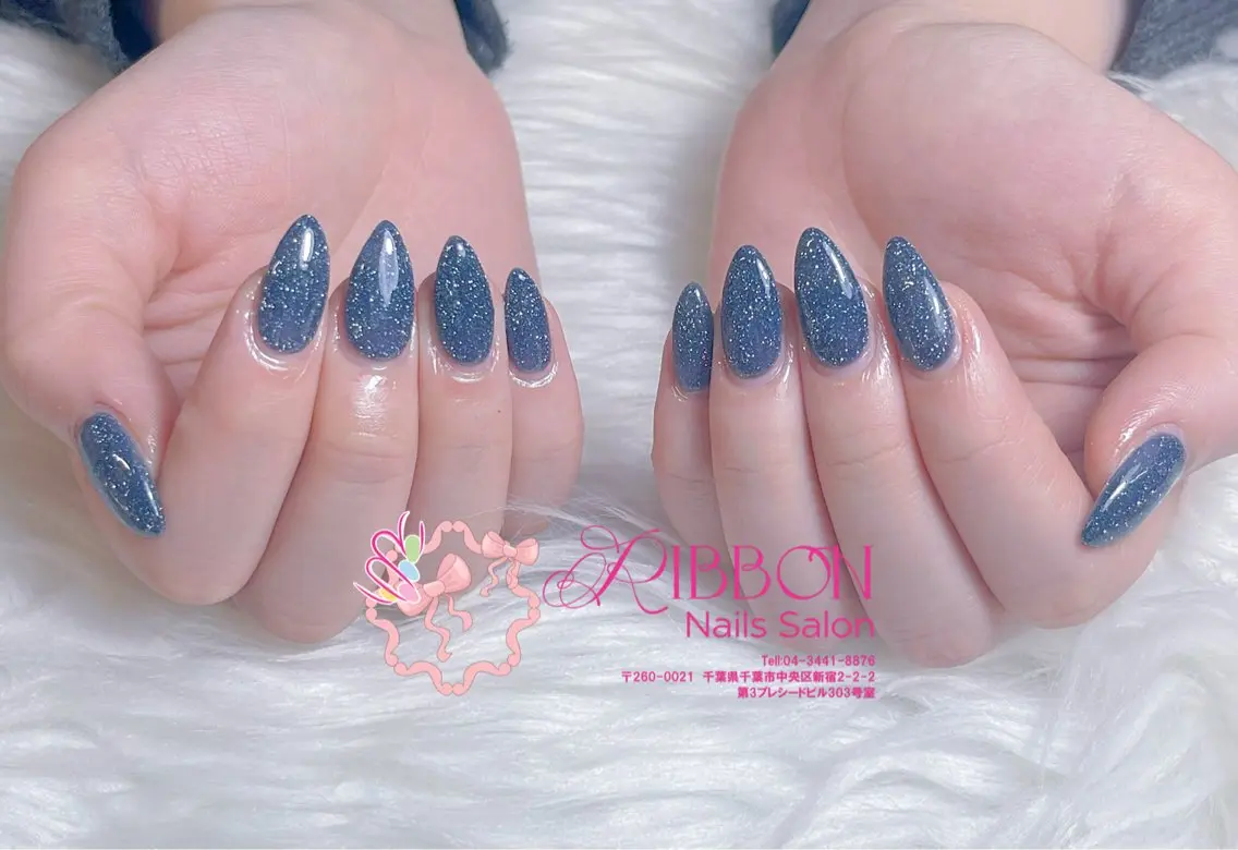ネイル フレンチネイル ジェルネイル マグネットネイル 持ち込み ニュアンスネイル ハンドネイル Ribbonnail salonのネイルデザイン
