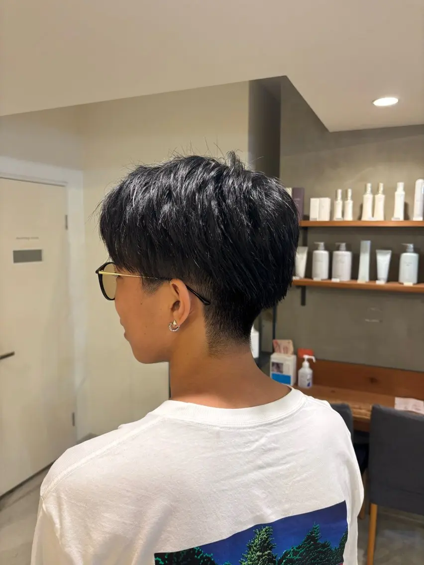 メンズ オクギシ チヒロのヘアスタイル