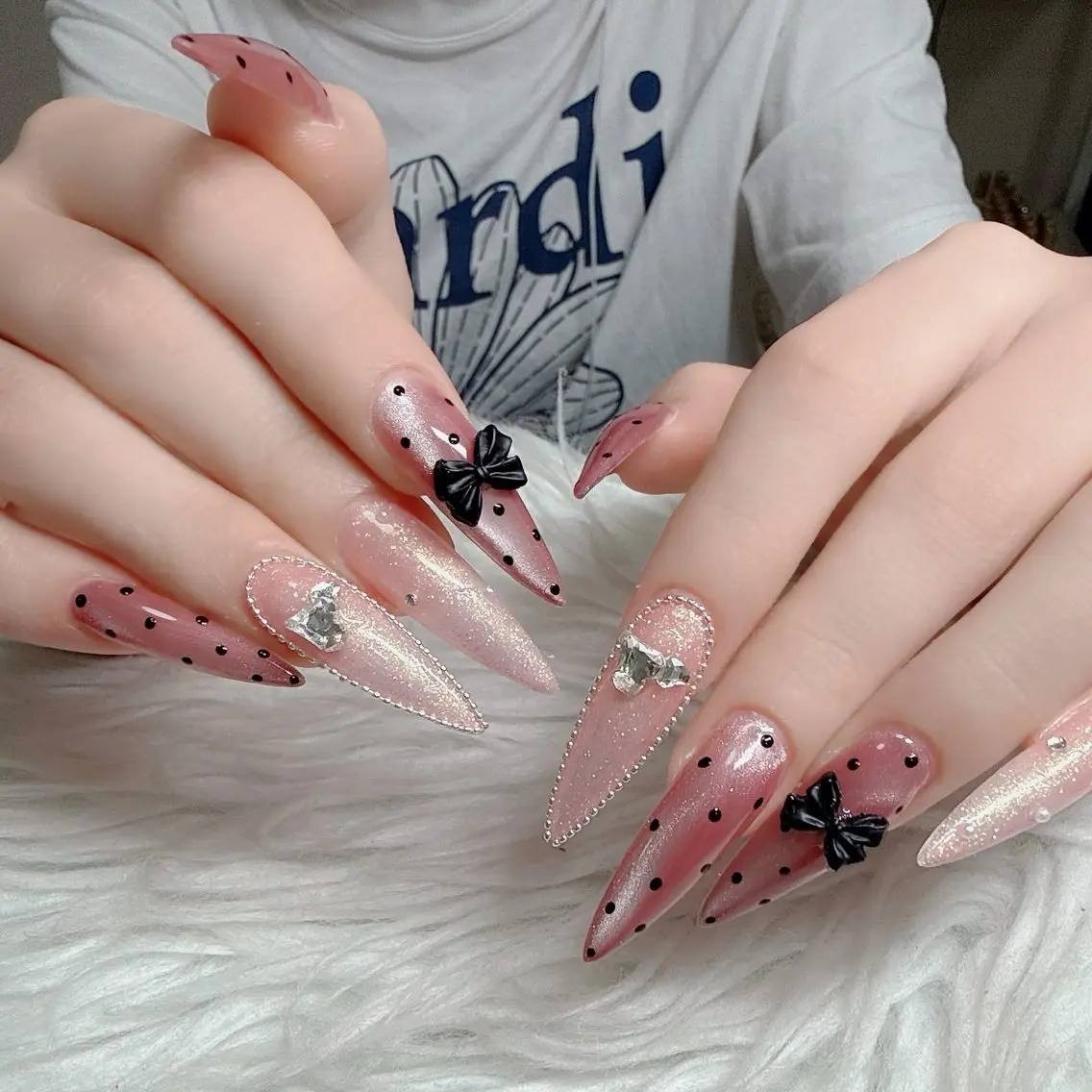 ネイル フットネイル フレンチネイル グラデーション 韓国ネイル ロングネイル ハンドネイル Hani Nail Salonのネイルデザイン