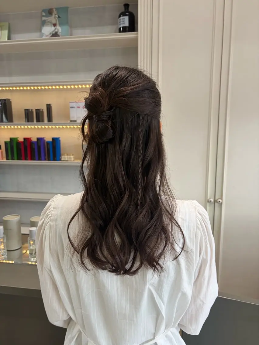 ヘアアレンジ ヘアセット 髪質改善特化🥣🫧 天神美容室のヘアスタイル