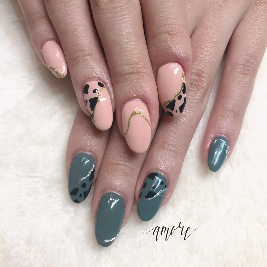 ネイル ジェルネイル ニュアンスネイル 春ネイル You kyehwaのネイルデザイン