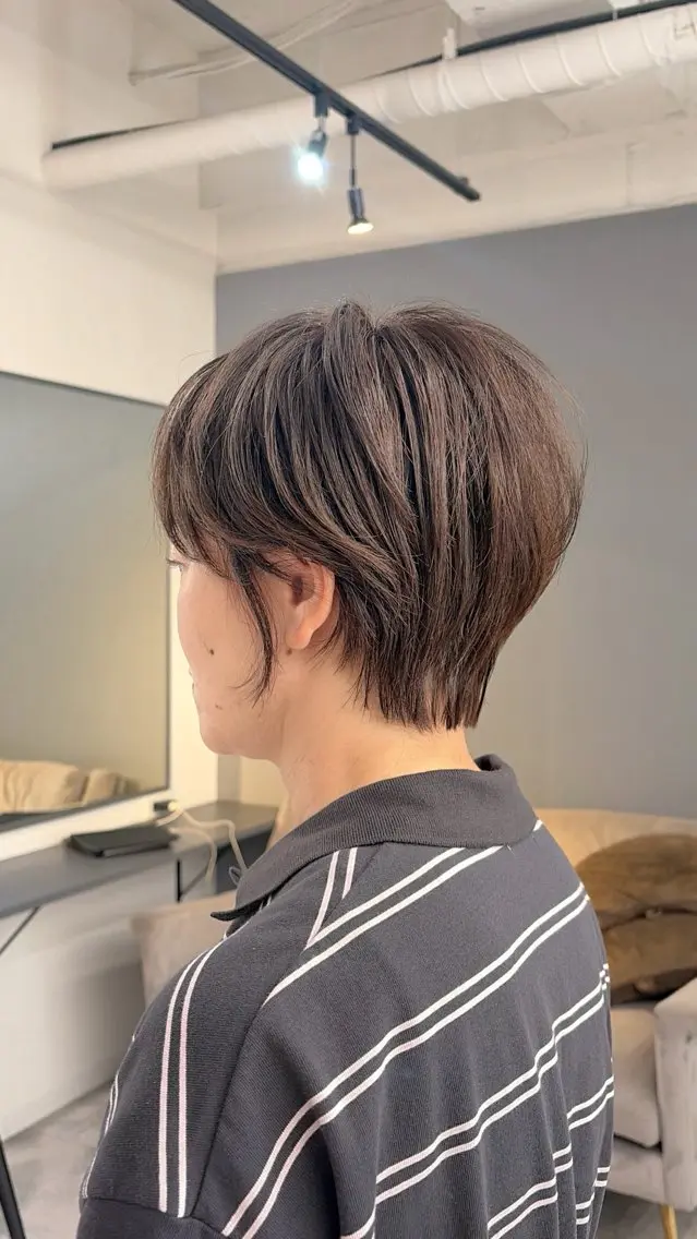 ショート 久保 佳乃のヘアスタイル