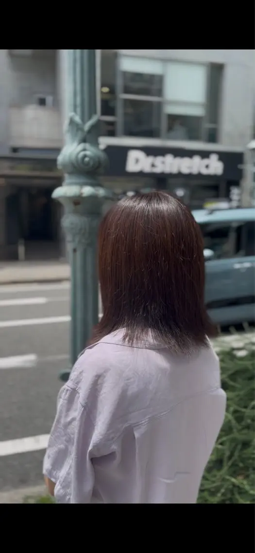 ミディアム アッシュ ヘアカラー 前野 祥太のヘアスタイル