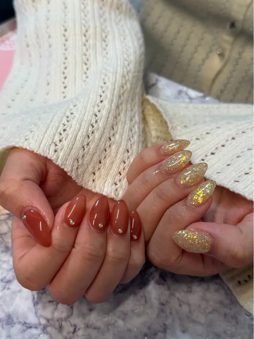 ネイル ハンドネイル Pretzels🥨 【プレッツェル】ミウのネイルデザイン