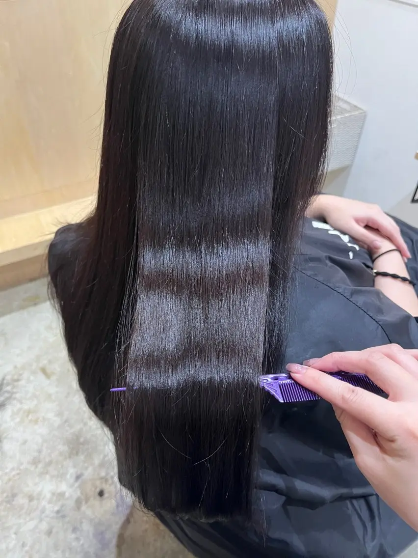 ロング トリートメント miloc naha ナナカのヘアスタイル