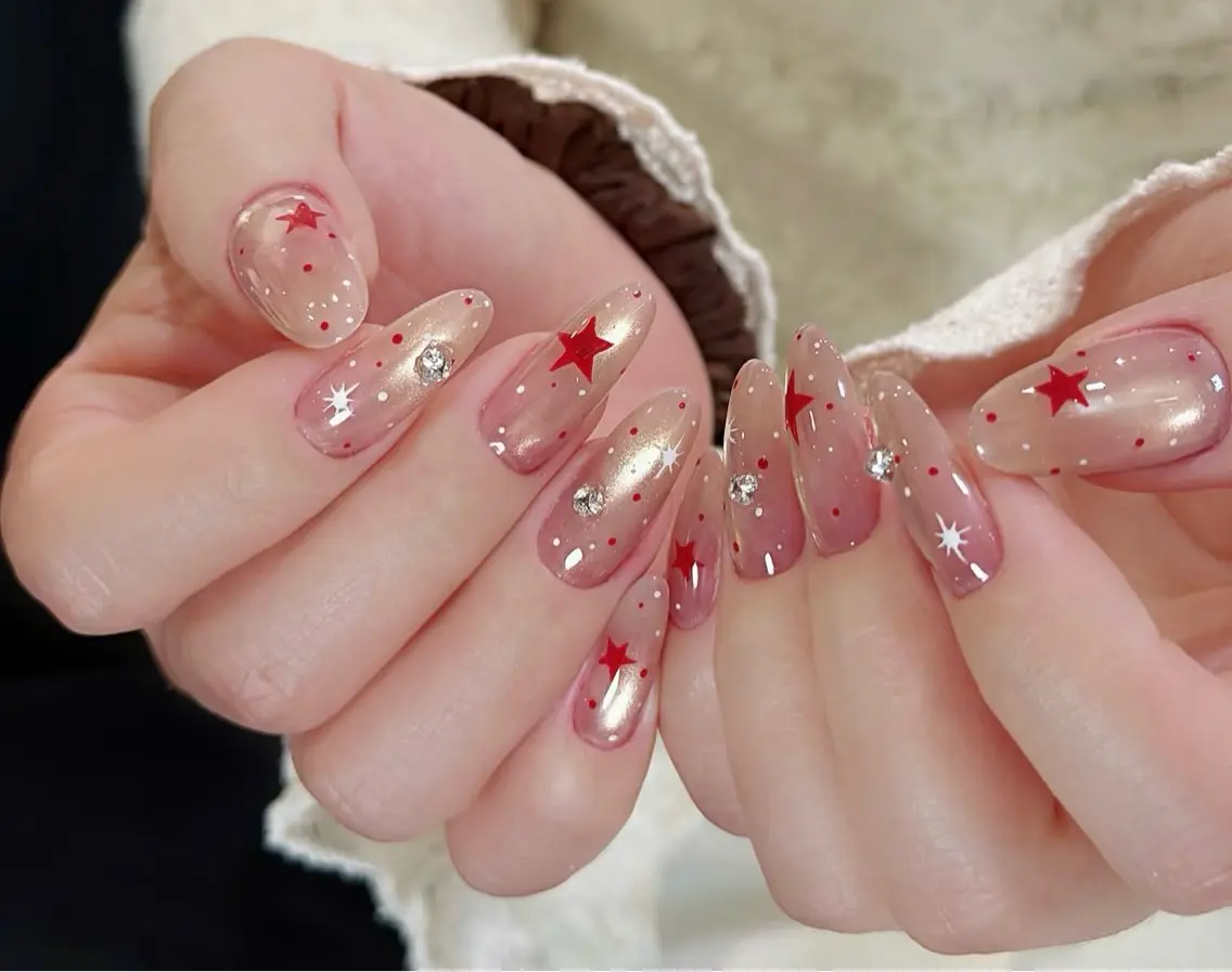 メンズ ネイル メンズ韓国風 アートネイル チークネイル 長さ出し フレンチネイル ハンドネイル NEW NAIL 池袋のネイルデザイン