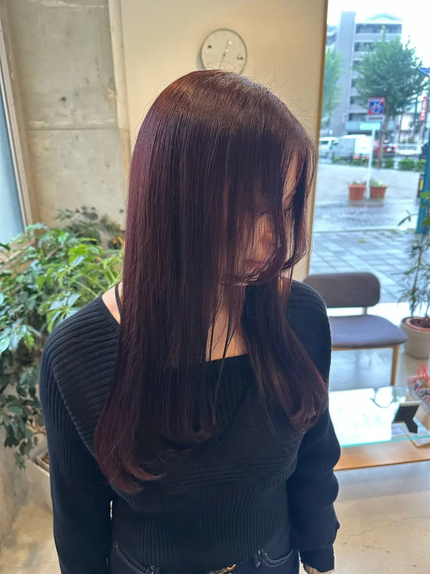 セミロング カット ヘアカラー 大曽根/似合わせ 提案/十文字玲音のヘアスタイル