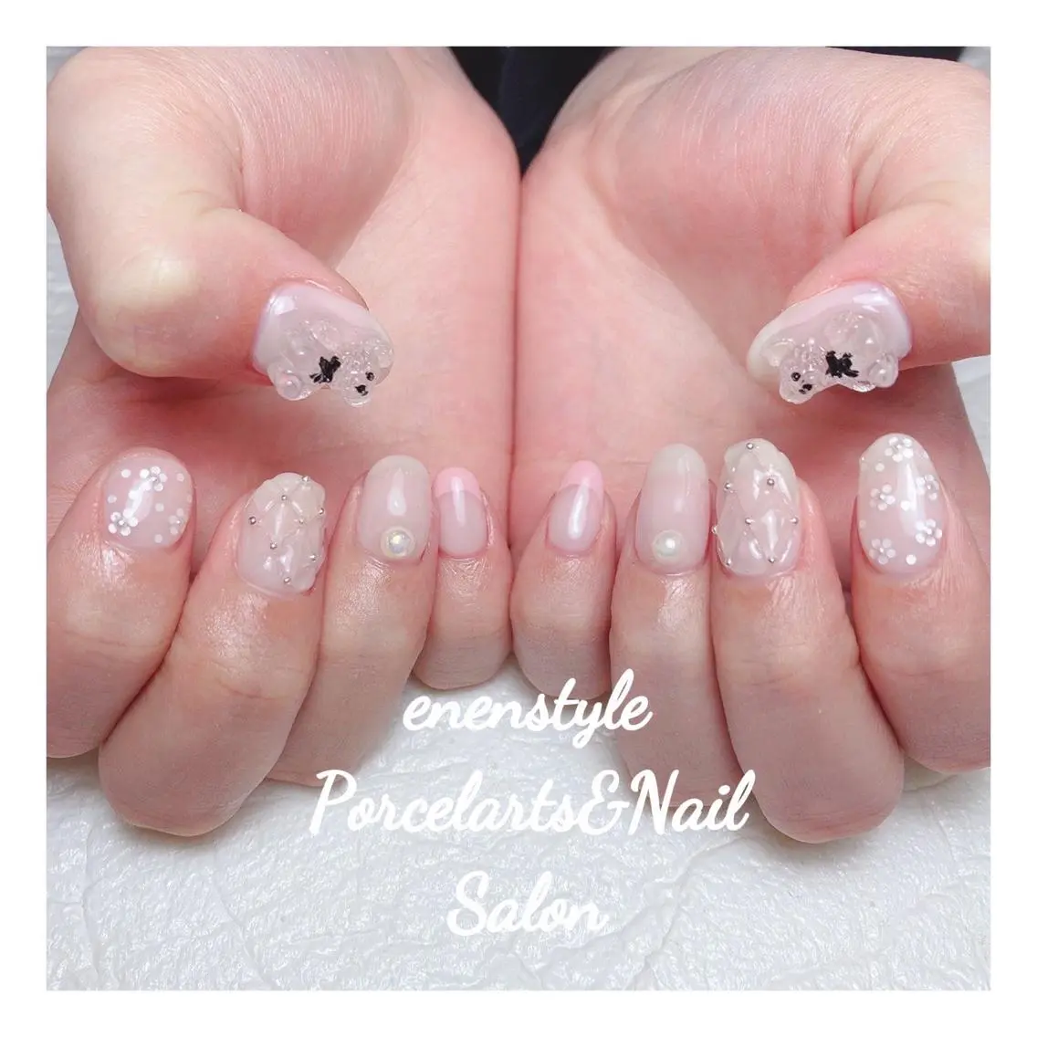ショート ネイル 🐾enen style 🐾のネイルデザイン