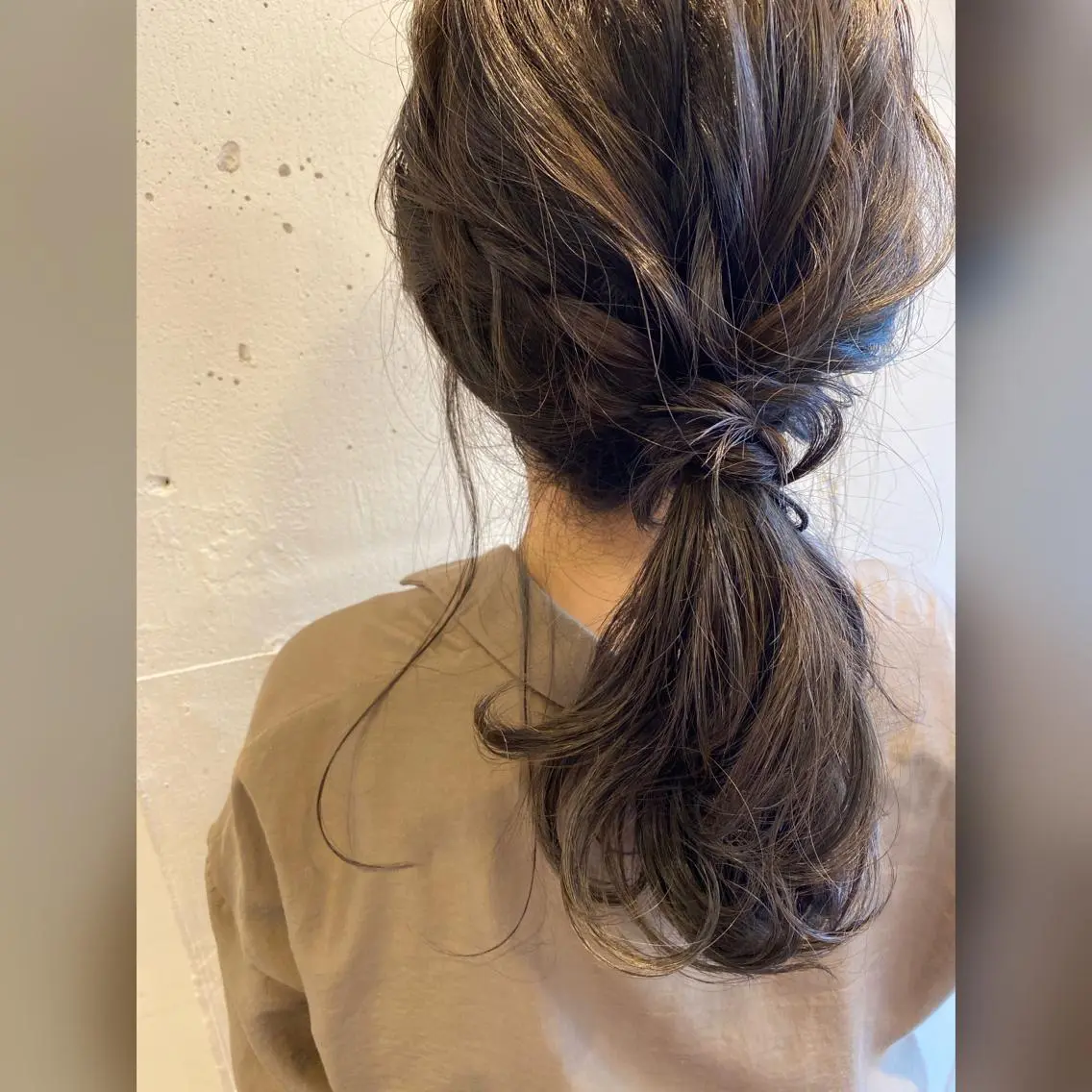 ミディアム カラー アッシュ ブリーチ ブリーチなしカラー ヘアカラー トリートメント 田町駅徒歩5分 🌼fumiのヘアスタイル