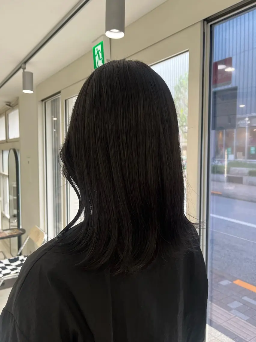 ミディアム ヘアカラー ヘアセット Senri お洒落ヘア/経堂のヘアスタイル