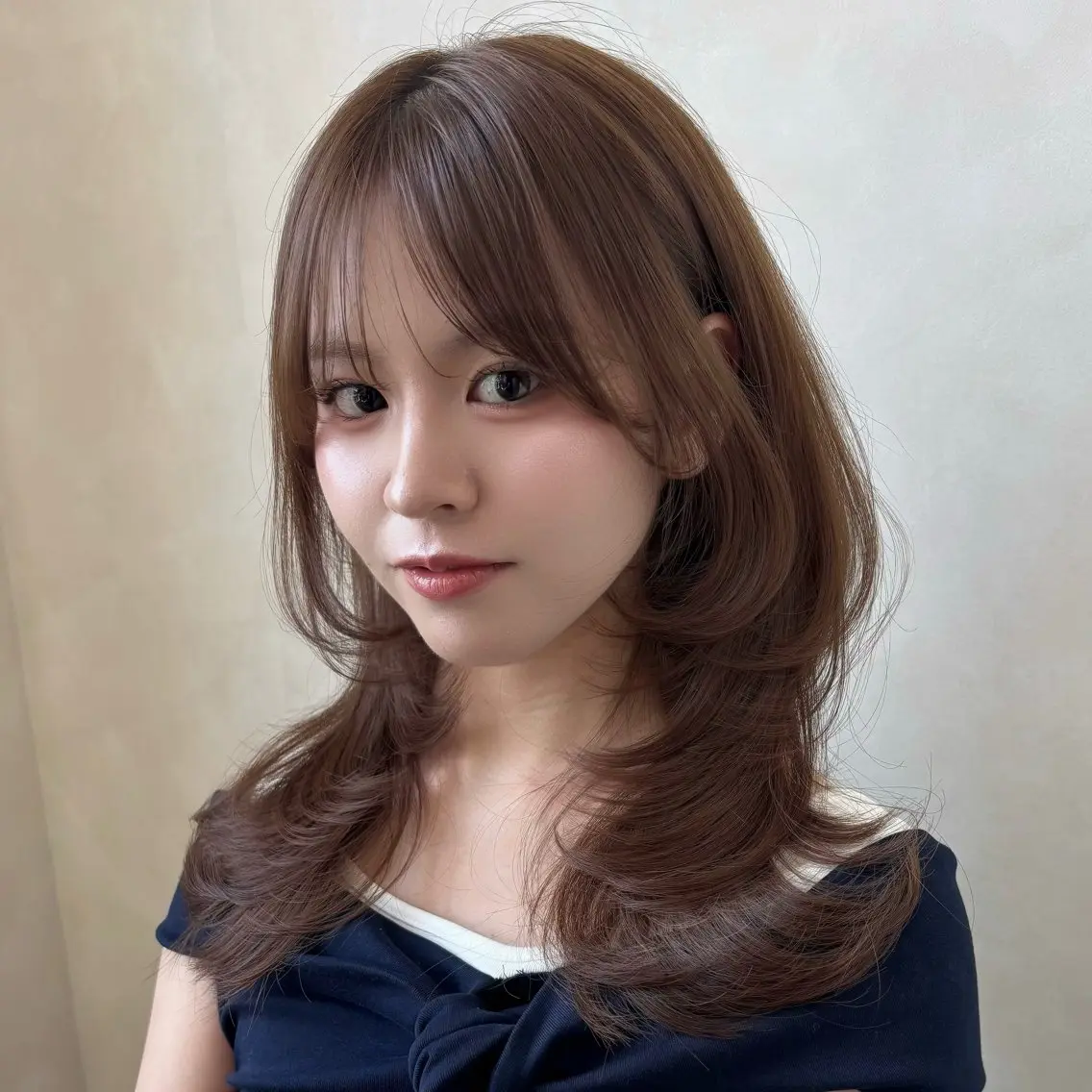 セミロング カラー 暗色カラー/レイヤー 🩶KAITOのヘアスタイル