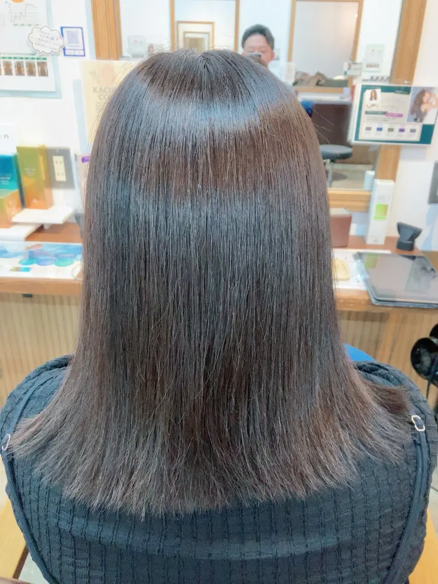 セミロング カラー ヘアカラー トリートメント 💫 シュン💫のヘアスタイル