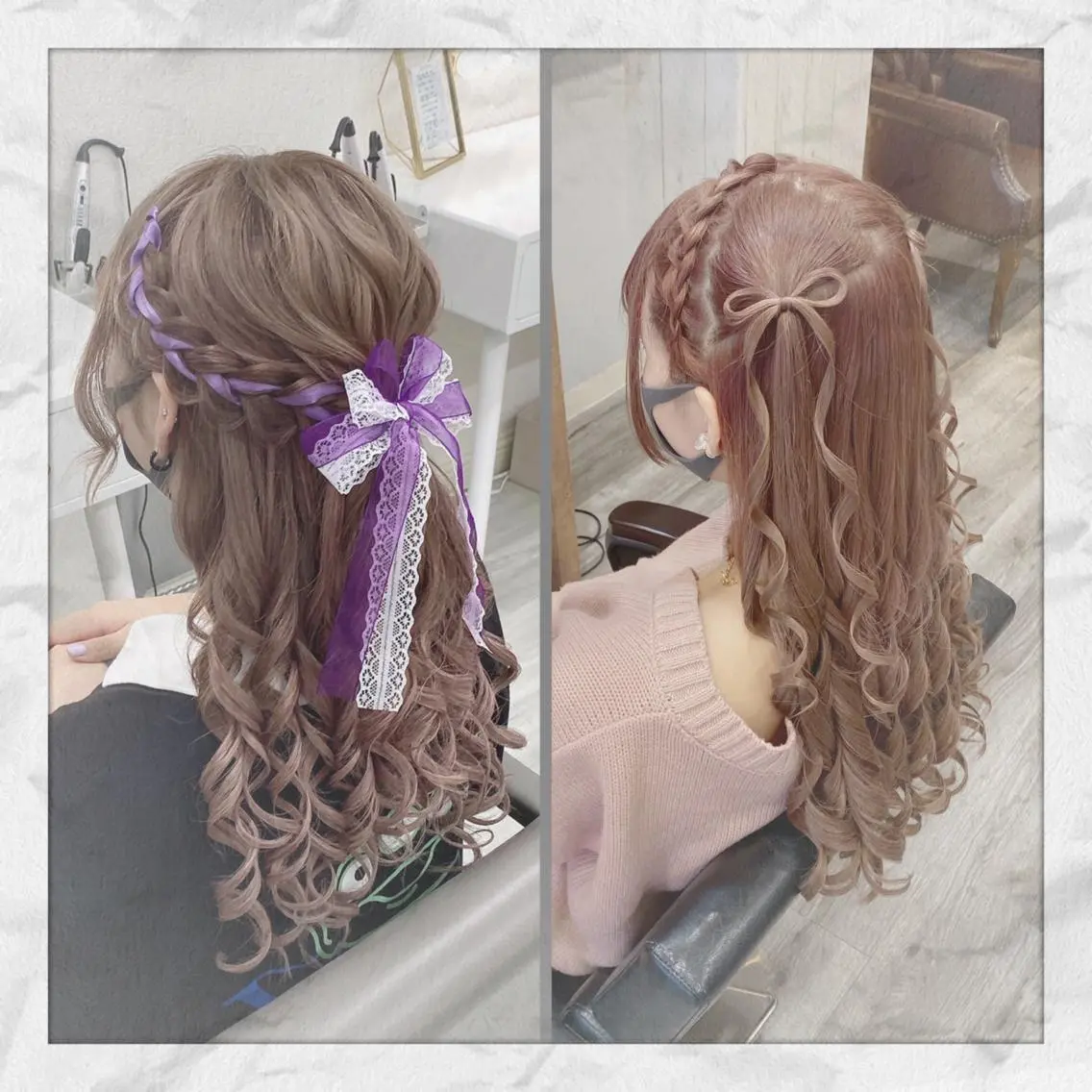 セミロング ヘアアレンジ ヘアセット ヘアセット/着付け 𓇼 まつもと𓇼のその他イメージ